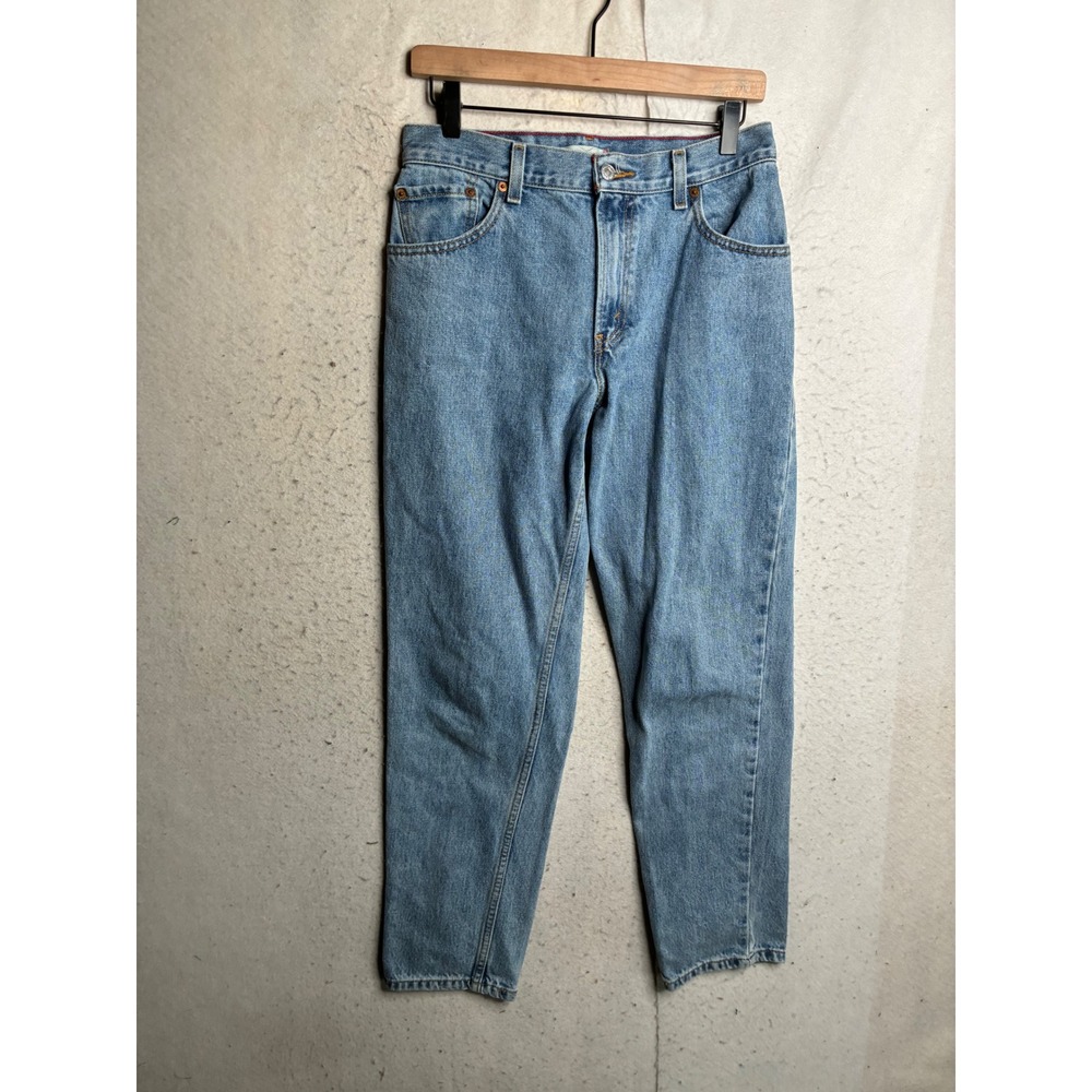 Levis 550 Relaxed Tapered Jeans Womens 8 M Medium Wash High Rise Denim 9121